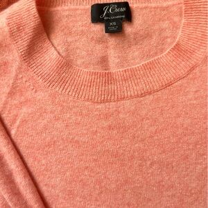 J. Crew Cashmere sweater. Peach color. XS.
